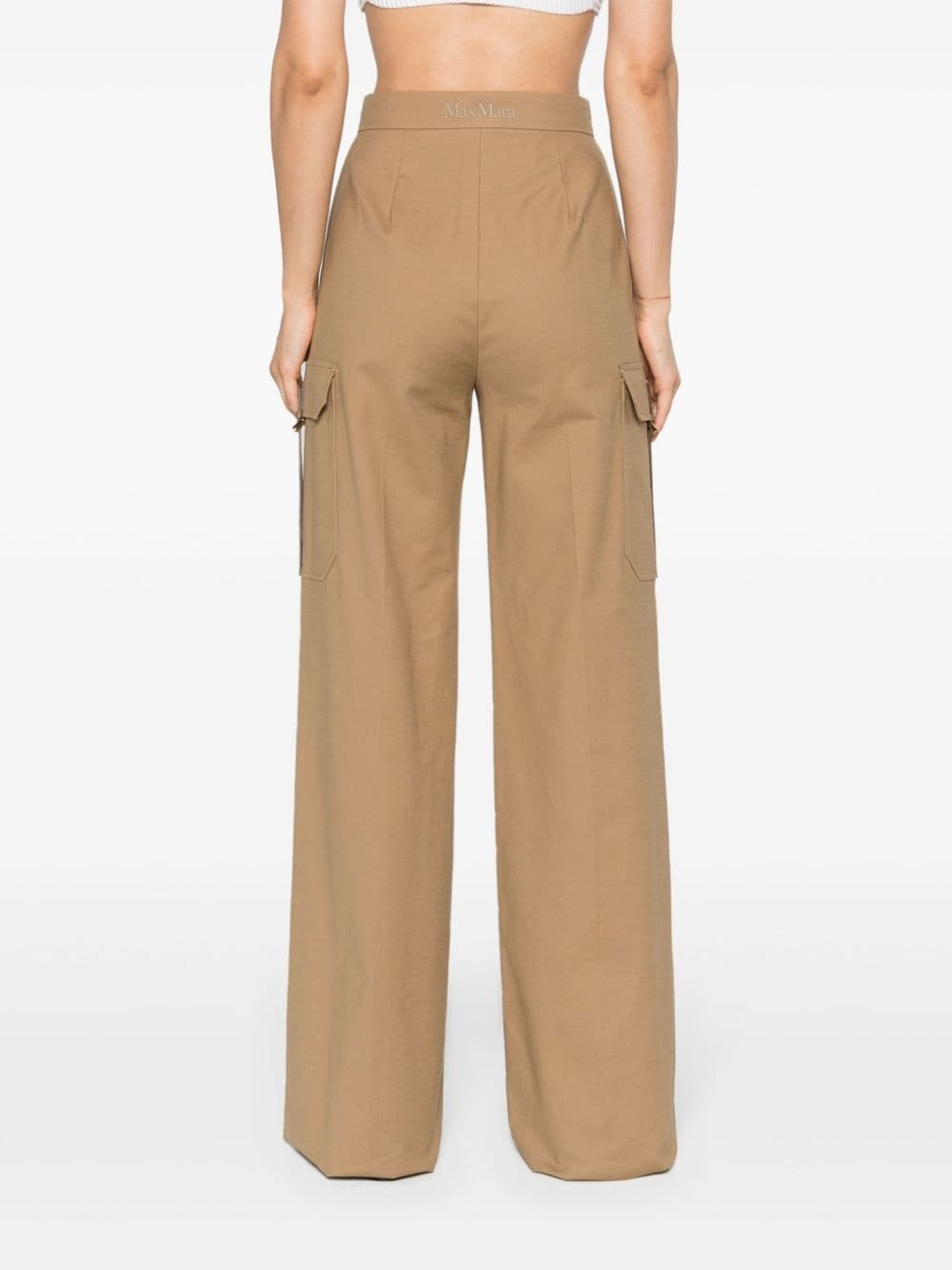 Edda high-waisted cargo trousers - 4