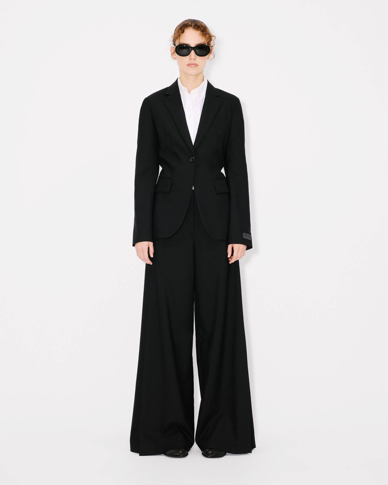Waisted blazer in virgin wool 3