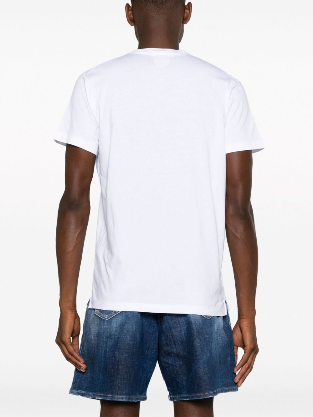 logo-print cotton T-shirt - 4