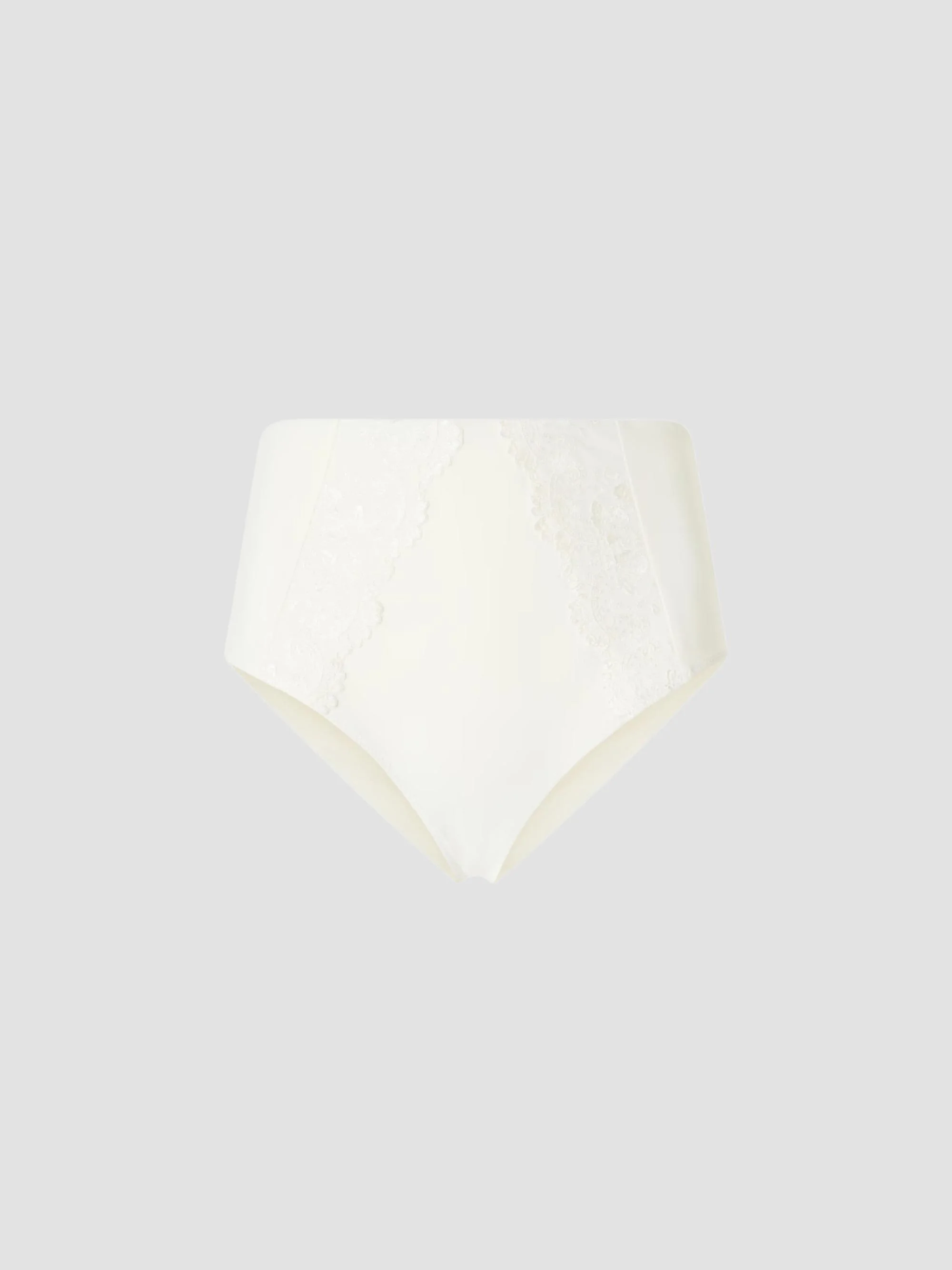 Women's Juliette High-Rise Bikini Bottom - Ecru - 1