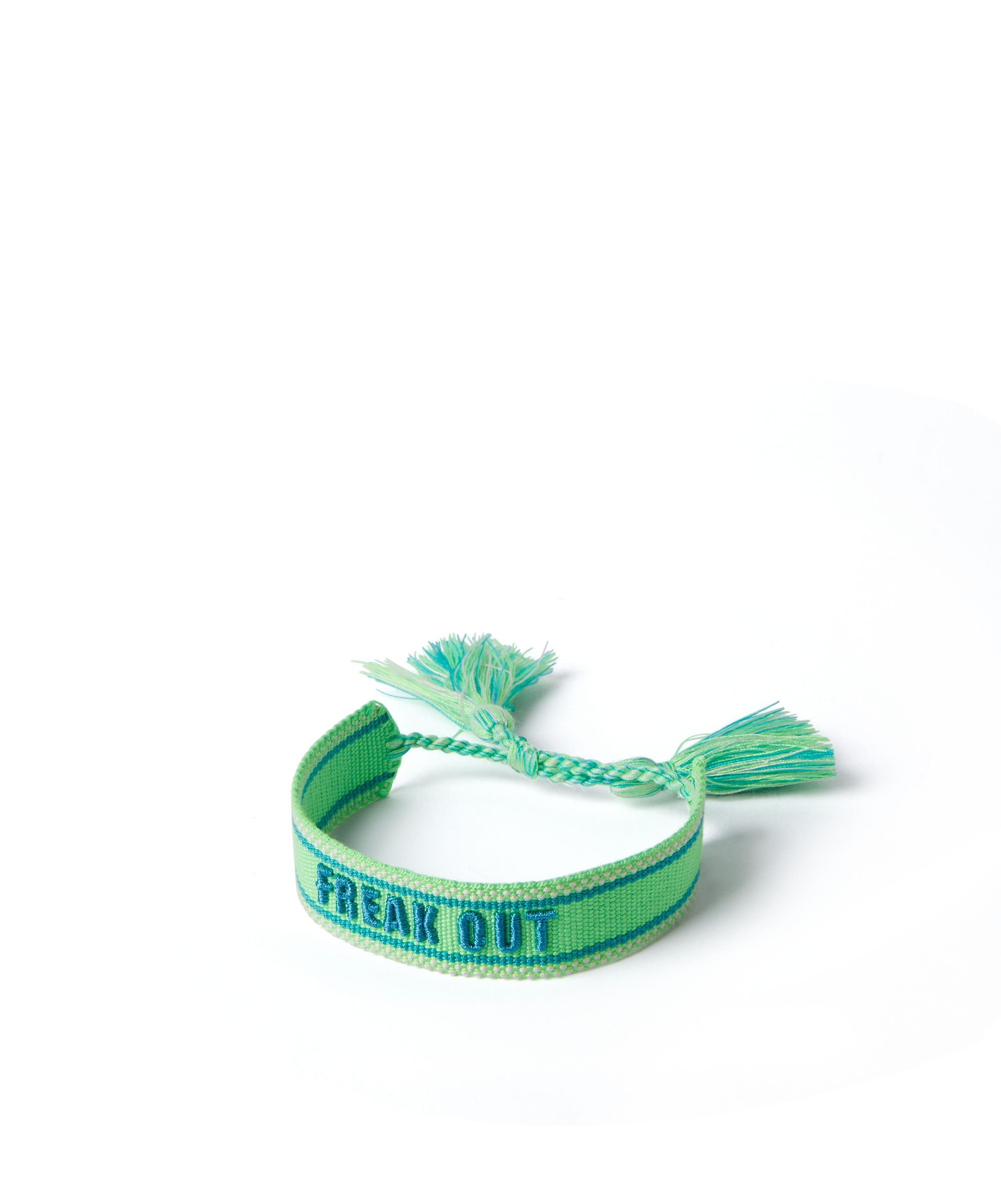 Embroidered cotton MSGM bracelets - 3