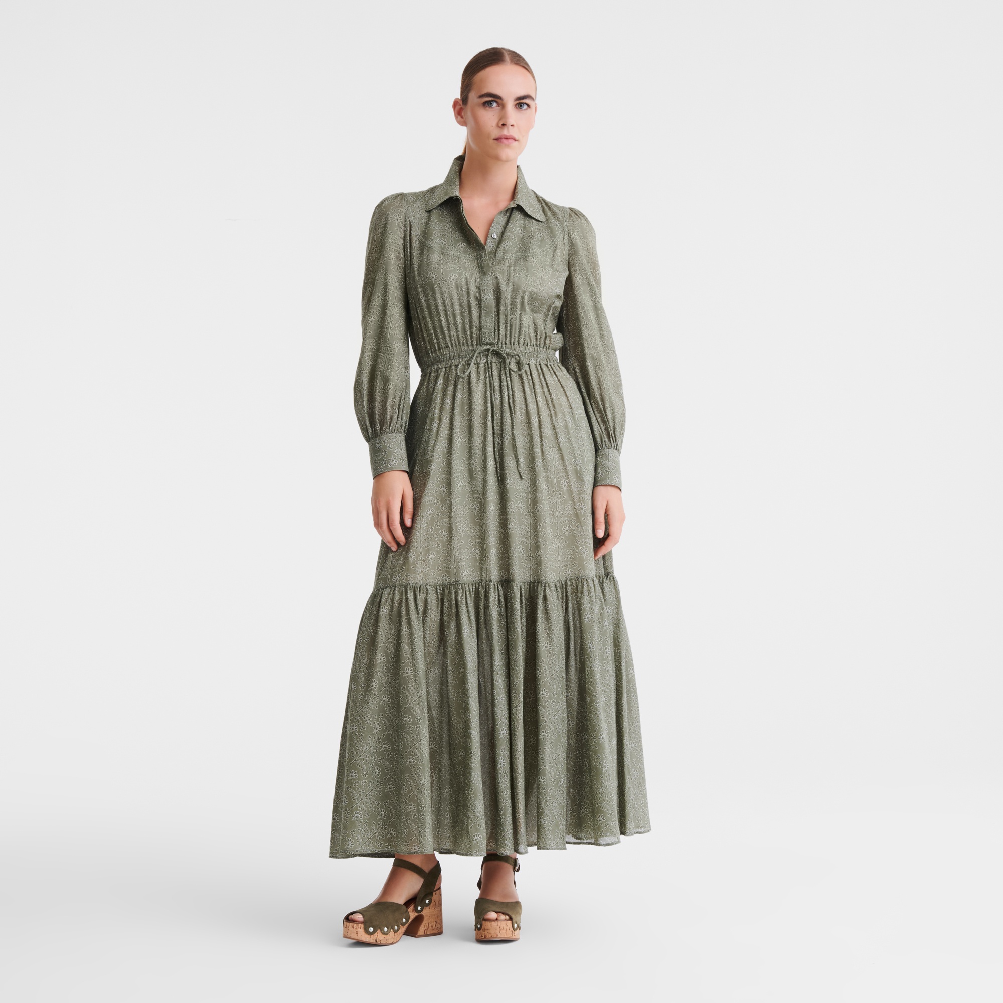 Long dress Laurel - Printed veil - 2