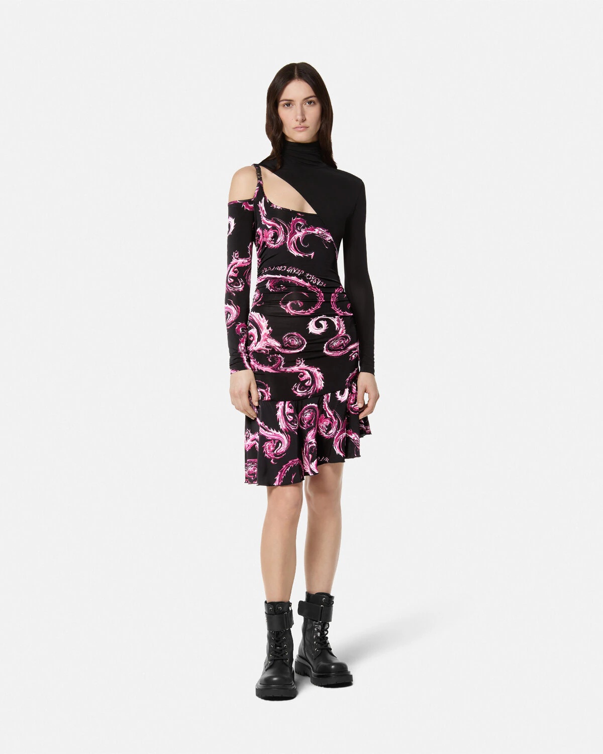 Chrome Couture Cutout Midi Dress - 2