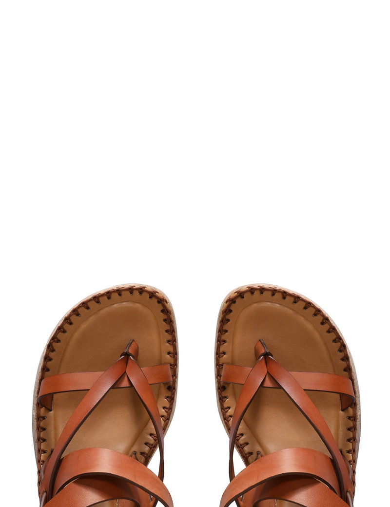 MULTI-STRAP SANDAL WEDGE 8
