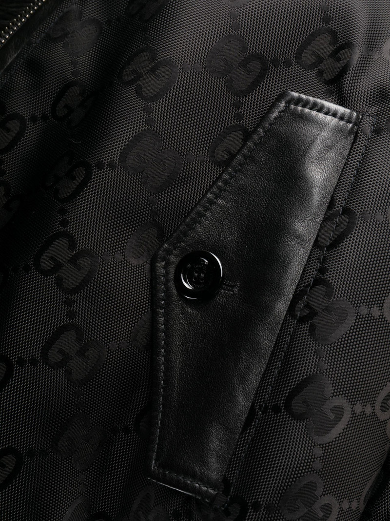 Black Reversible Shearling Jacket 7