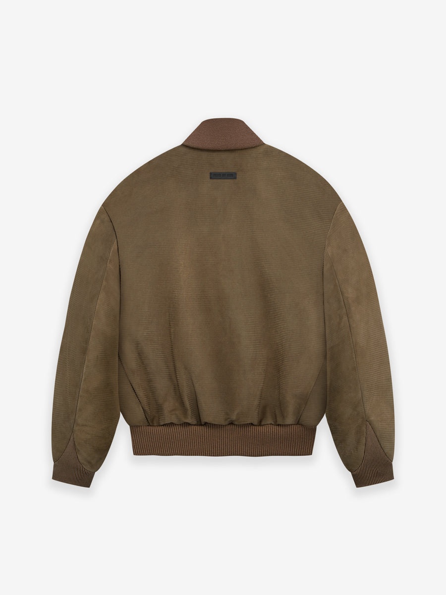 Suede Corduroy Bomber - 2