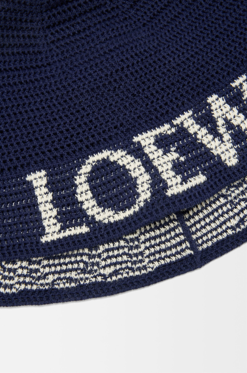 LOEWE bucket hat in cotton 4