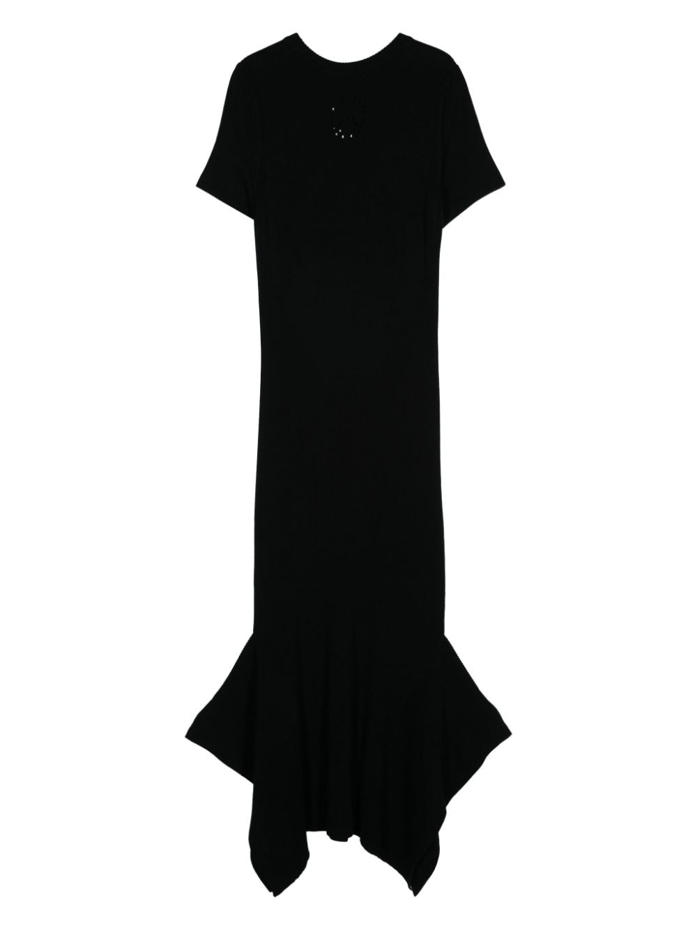 short-sleeve knitted dress - 2