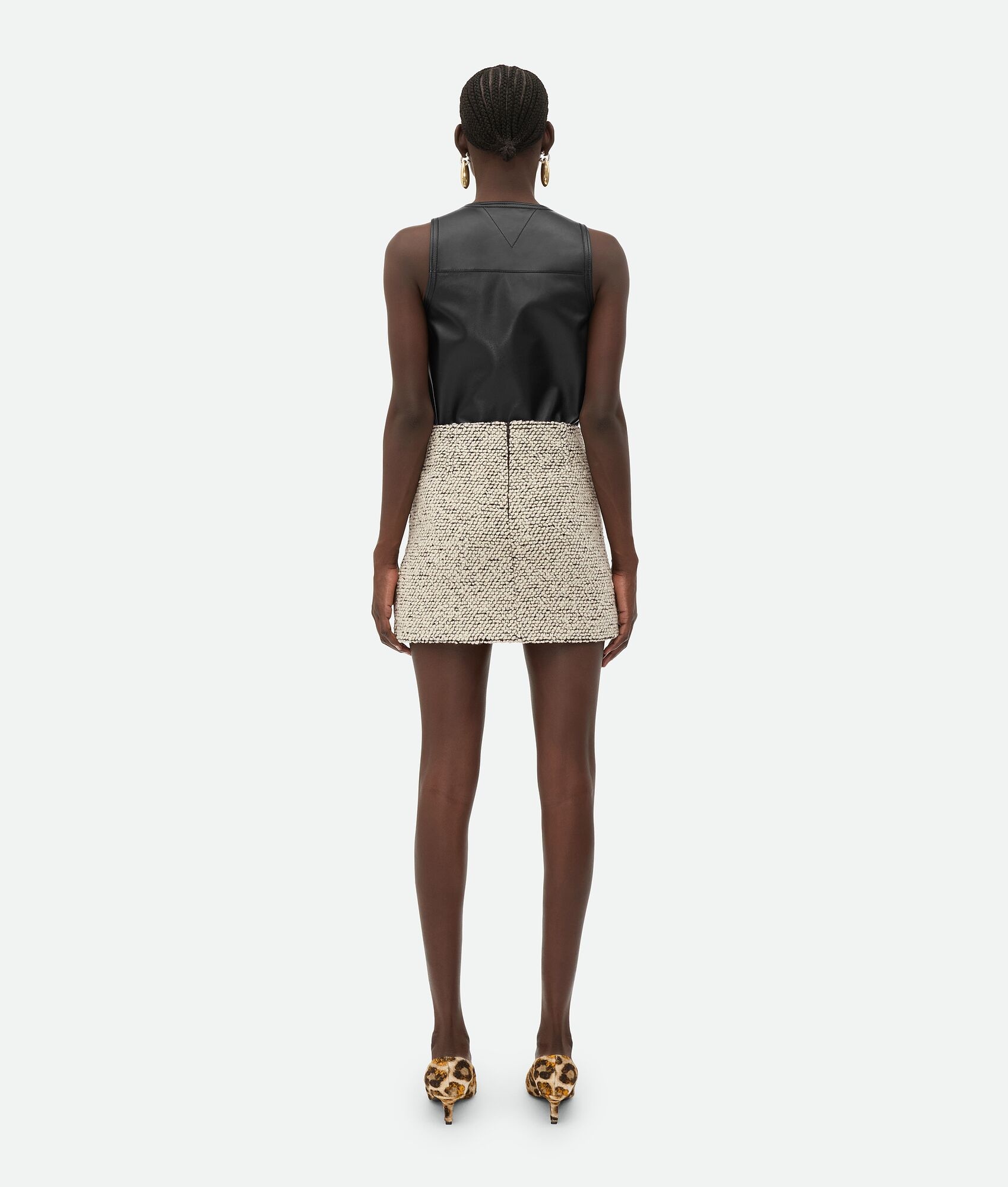 Wool Boucle Skirt - 3