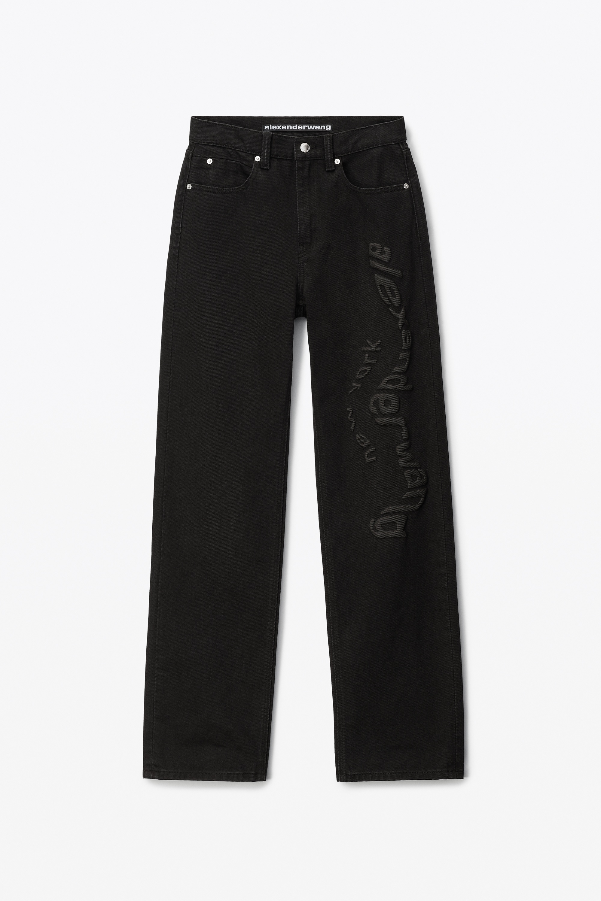 PUFF LOGO EZ - STRAIGHT LEG JEAN IN DENIM - 1
