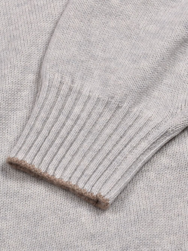 suede-elbow-patch wool sweater 5
