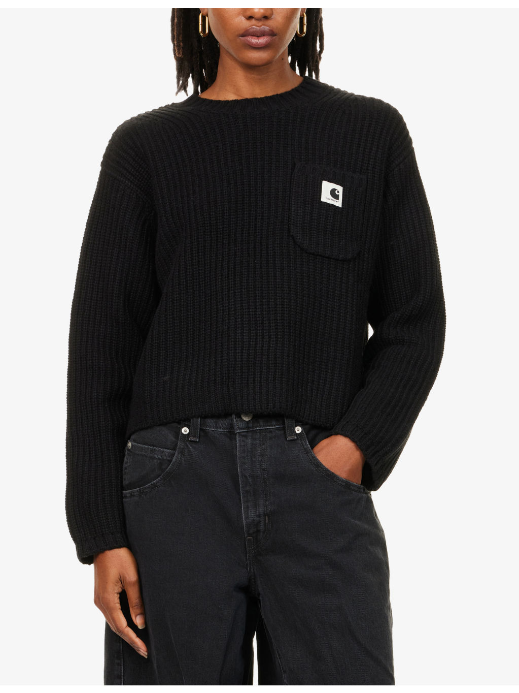 Mira Logo-Patch Knit Jumper - 3