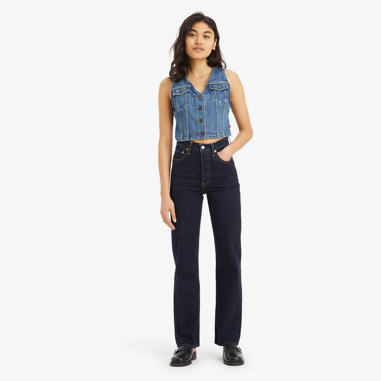RIBCAGE FULL-LENGTH WOMEN'S JEANS - 2