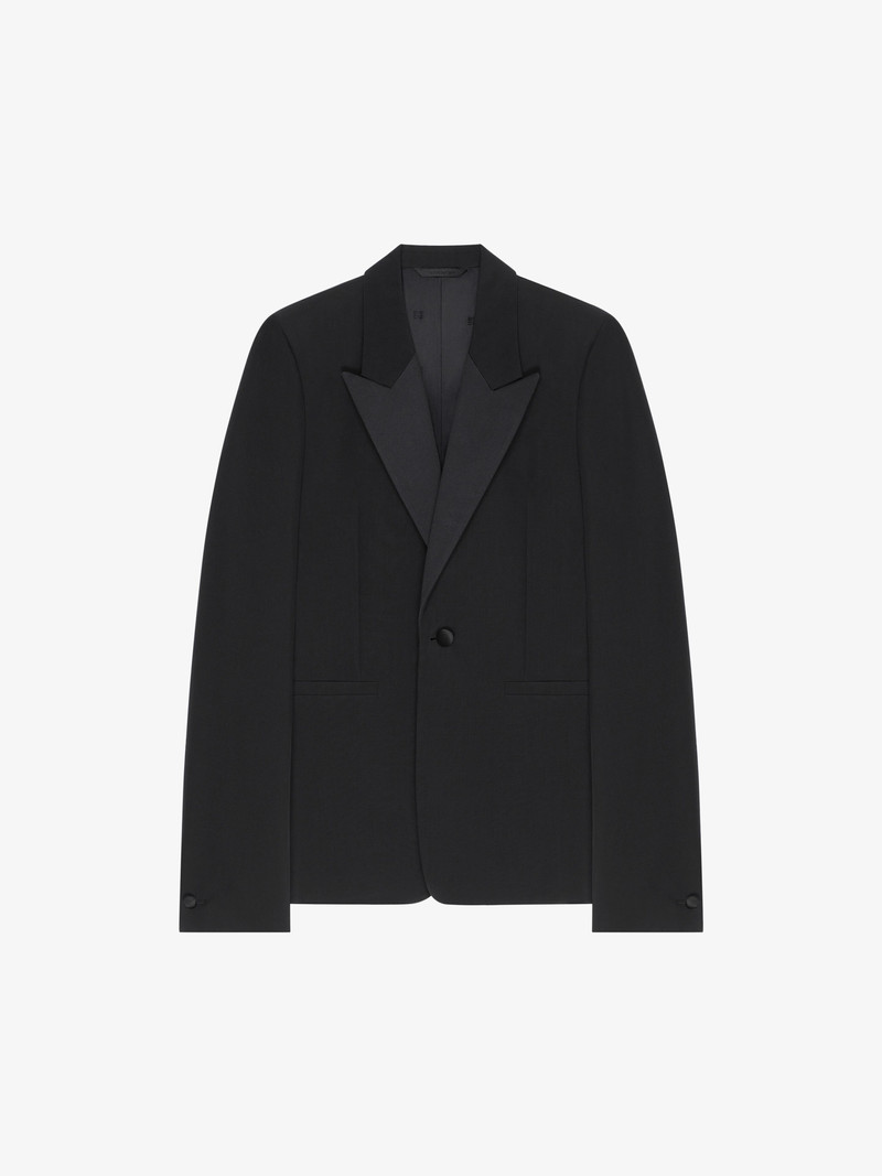 SLIM FIT JACKET IN WOOL - 1