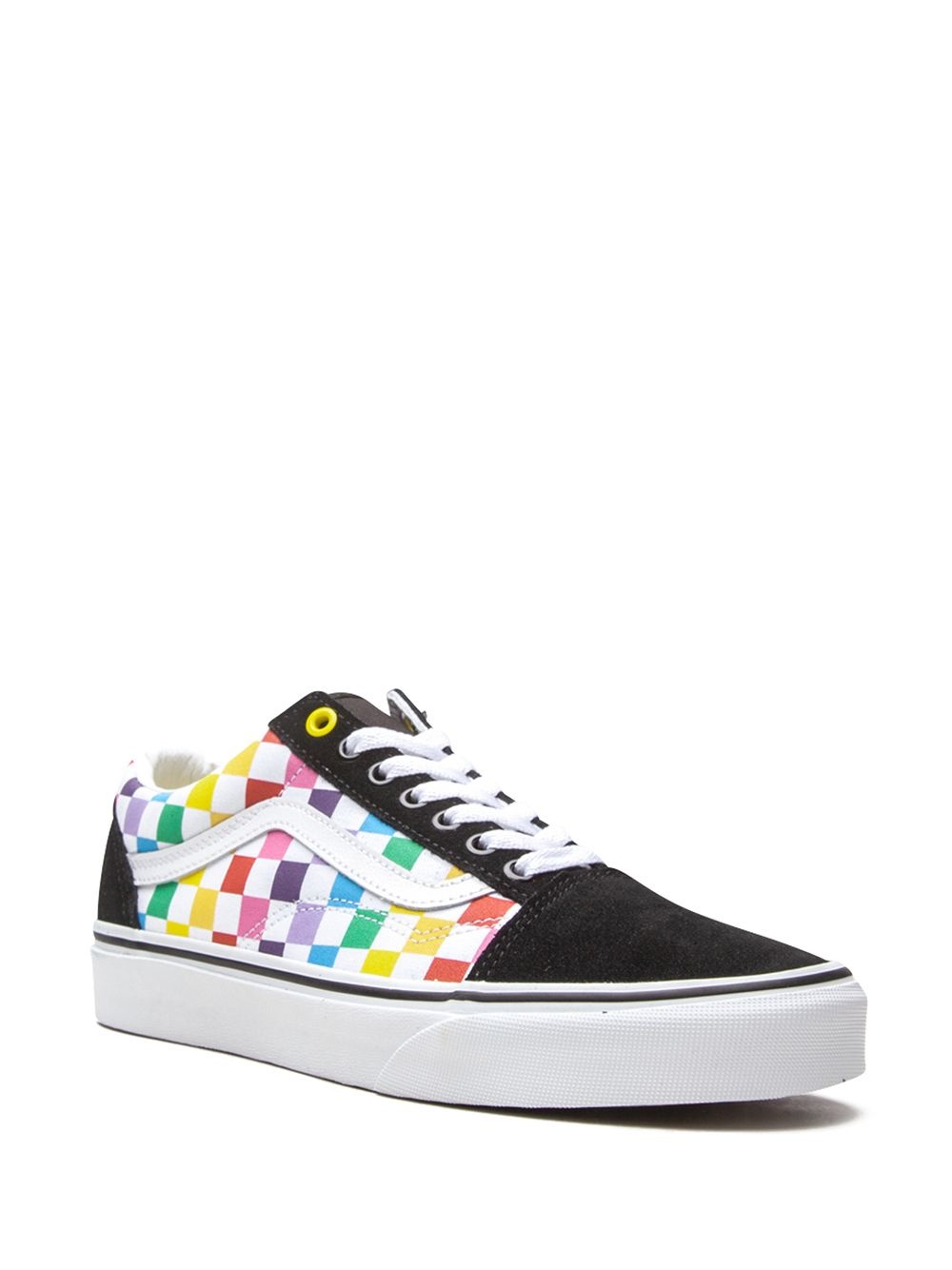 Old School 'rainbow checkerboard' sneakers - 2