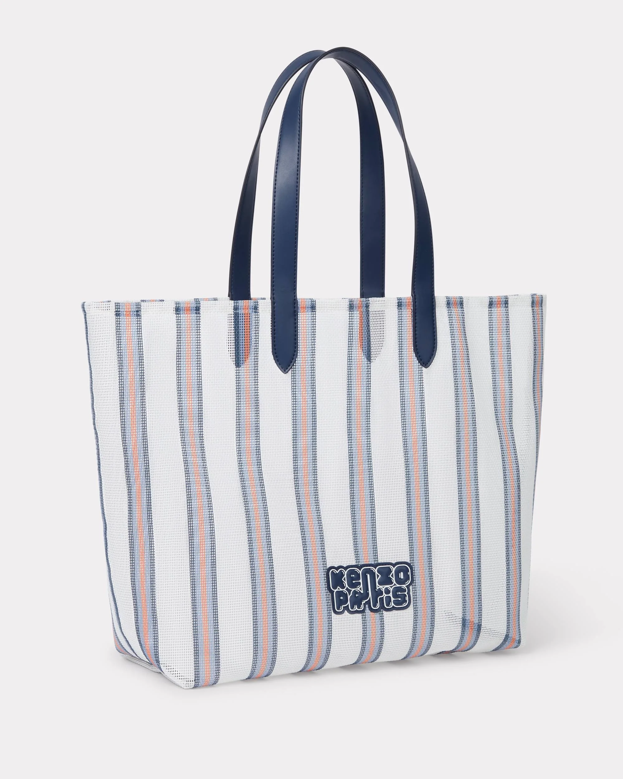 'KENZO Coast Lines' large tote bag in mesh - 1