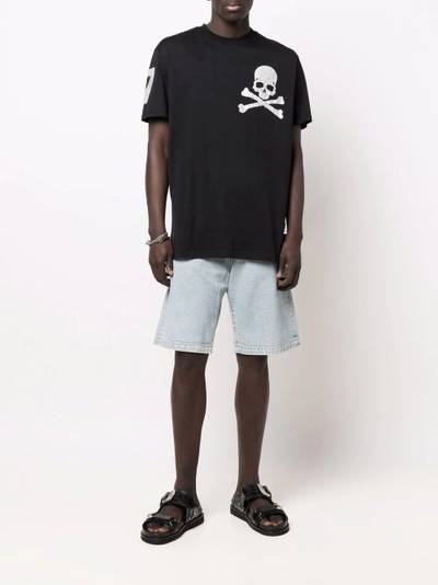 PHILIPP PLEIN embellished skull-print T-shirt outlook