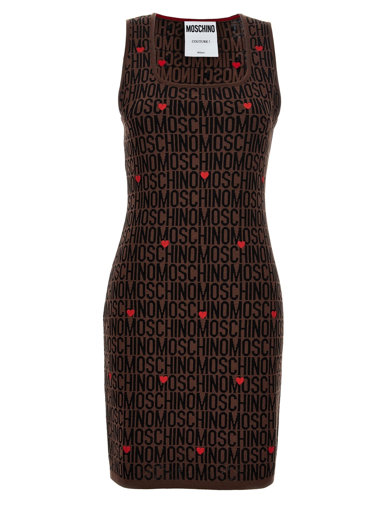 Logo Dresses Brown - 1