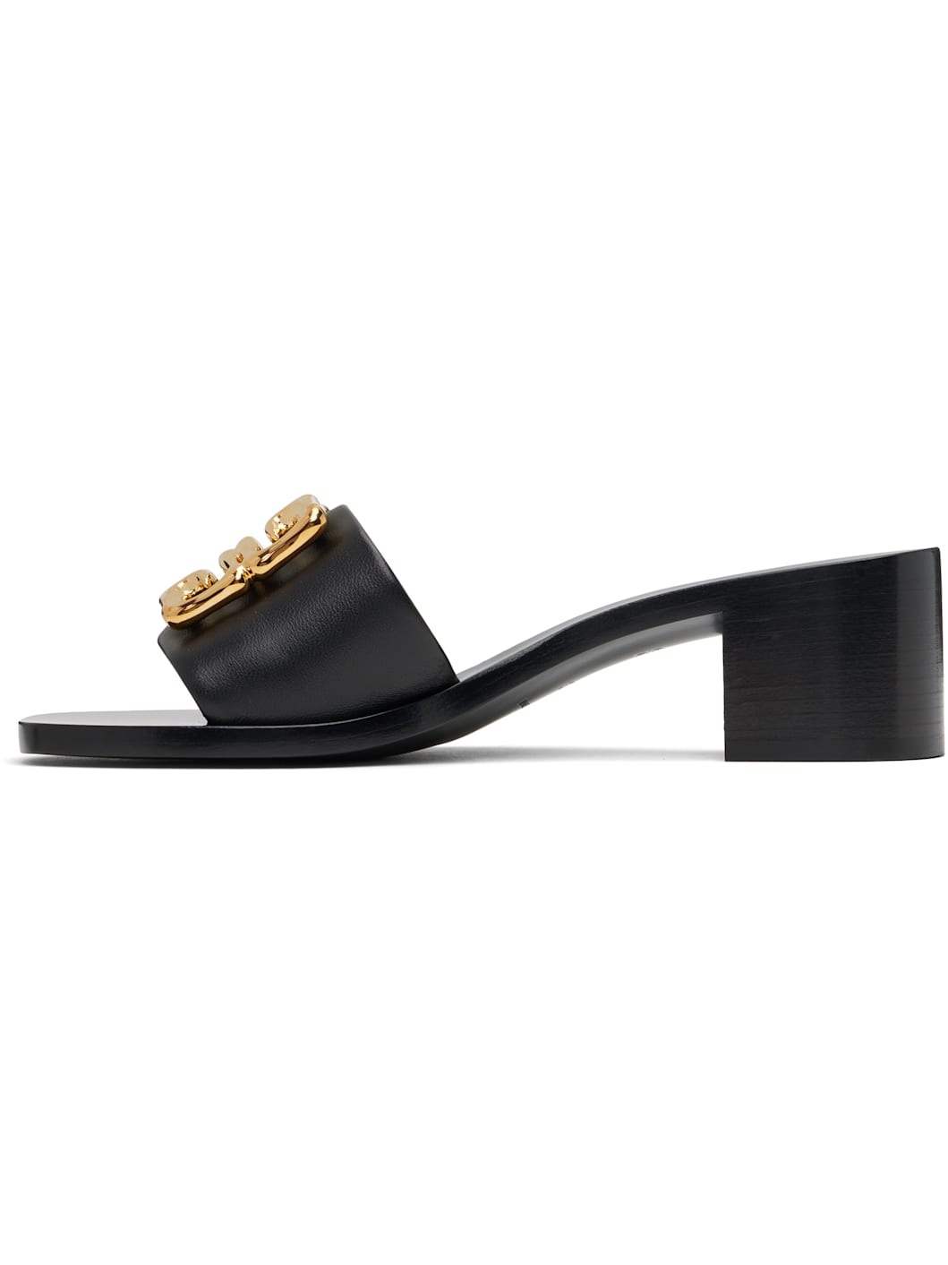Black 4G Heeled Sandals - 3