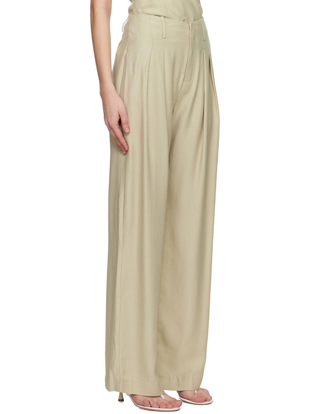 Beige Anka Trousers - 2