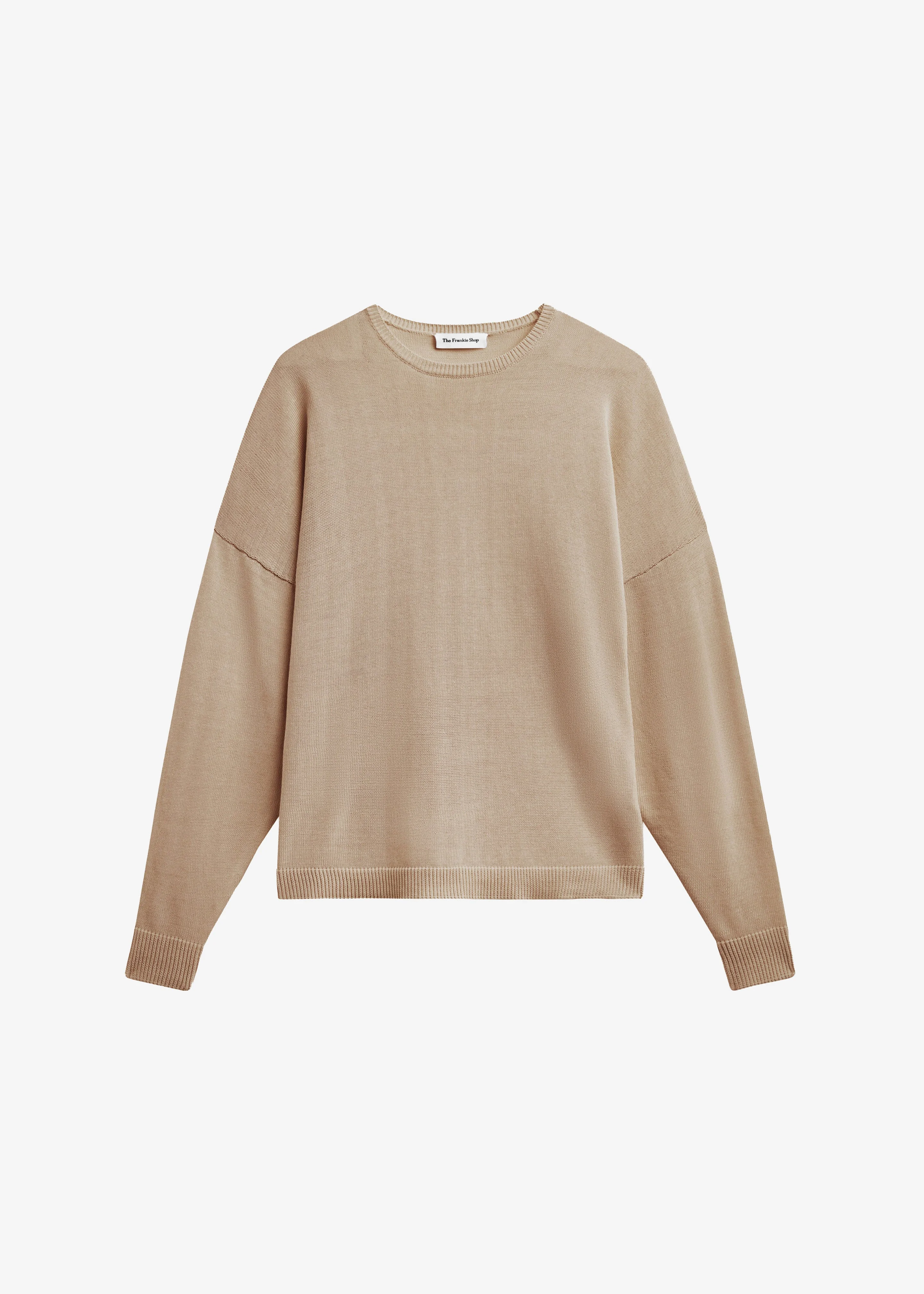 Basel Crew Neck Sweater - Beige - 1