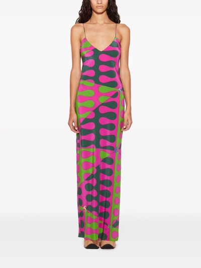 PUCCI abstract print silk camisole-dress outlook