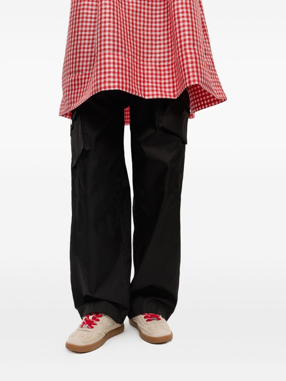 panelled sneakers - 4