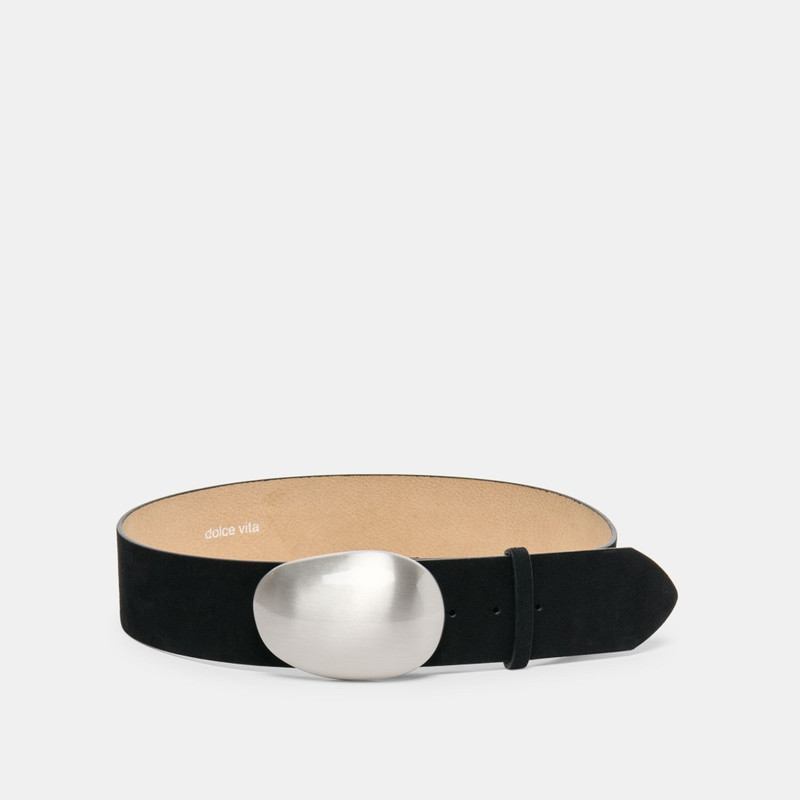 BUBBLE BUCKLE BELT BLACK NICKLE 1