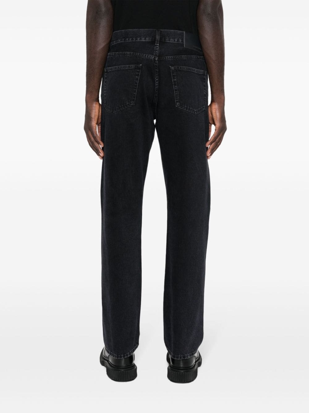 straight-leg organic-cotton jeans - 4