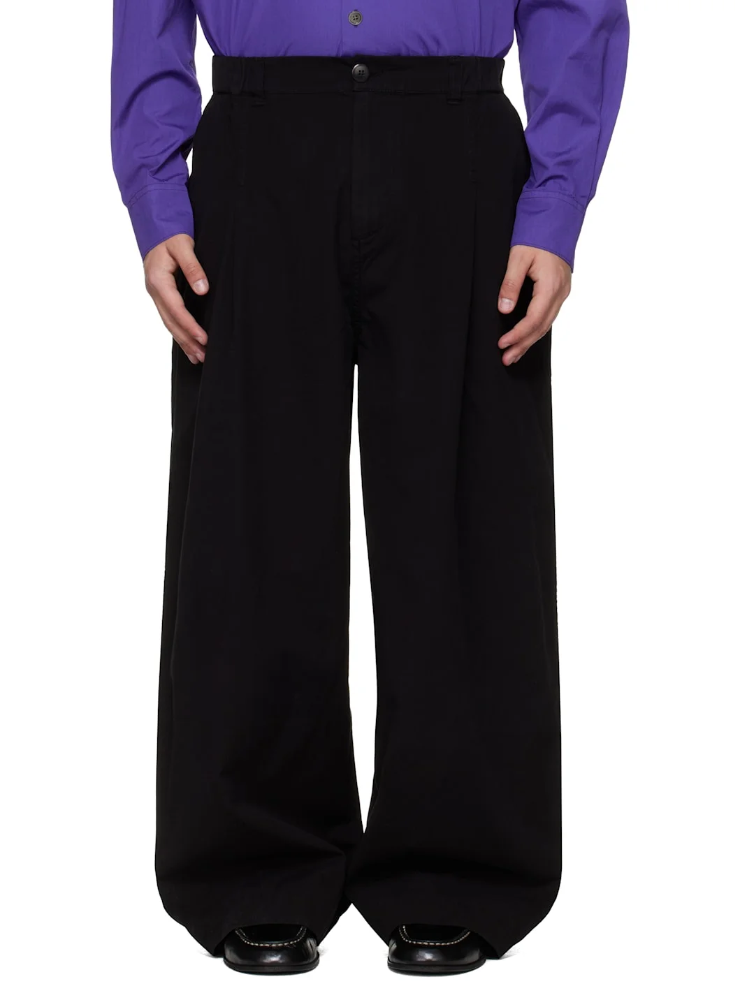 Black 'The Locksmith' Trousers - 1