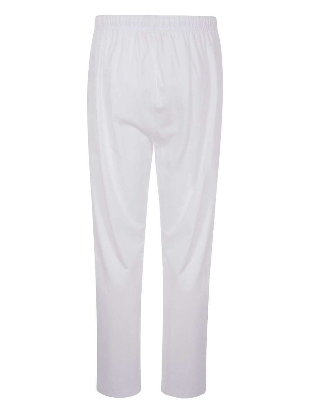elasticated-waist tapered trousers - 2