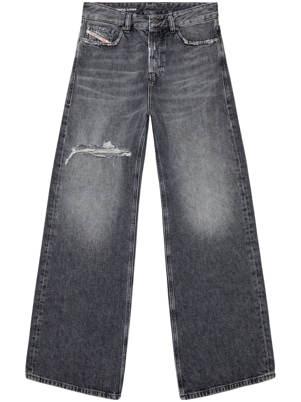 1996 D-Sire low-rise wide-leg jeans - 1