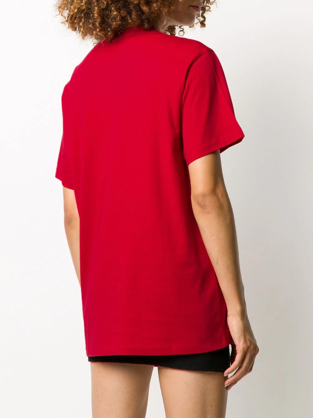oversized logo print T-shirt - 4