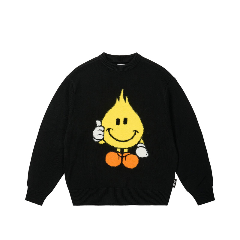 PALACE WORLD INDUSTRIES KNIT BLACK 1