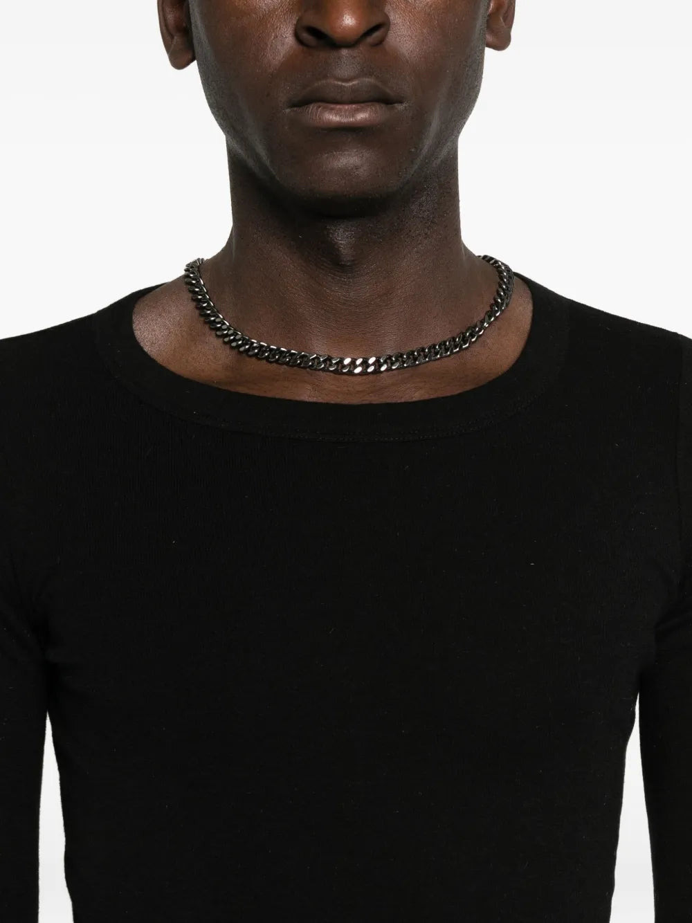 RICK OWENS - Men Rib LS T-Shirt - 3