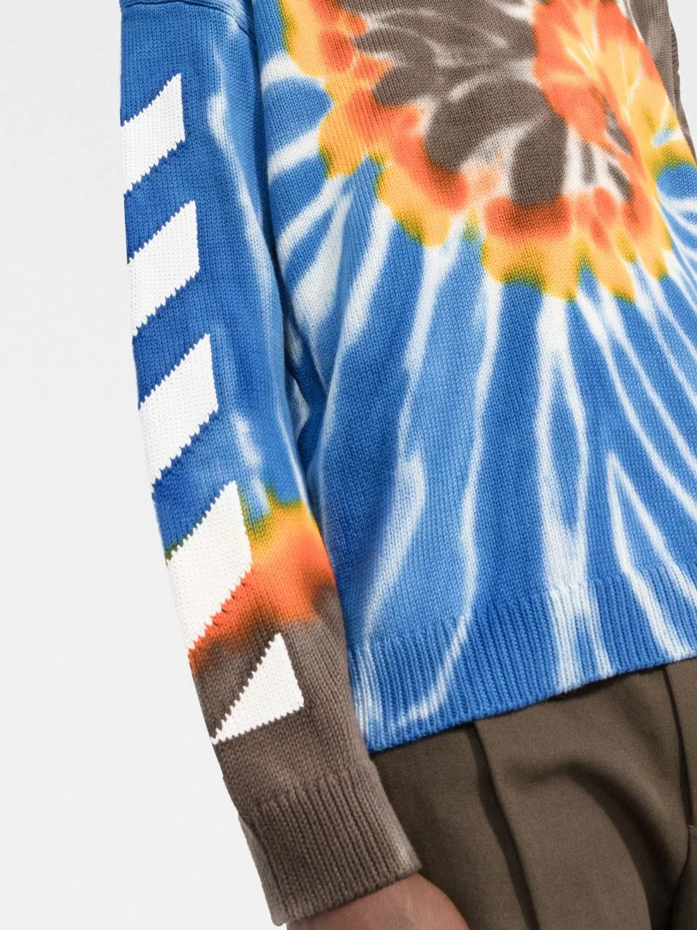 Arrows motif tie-dye sweatshirt - 5