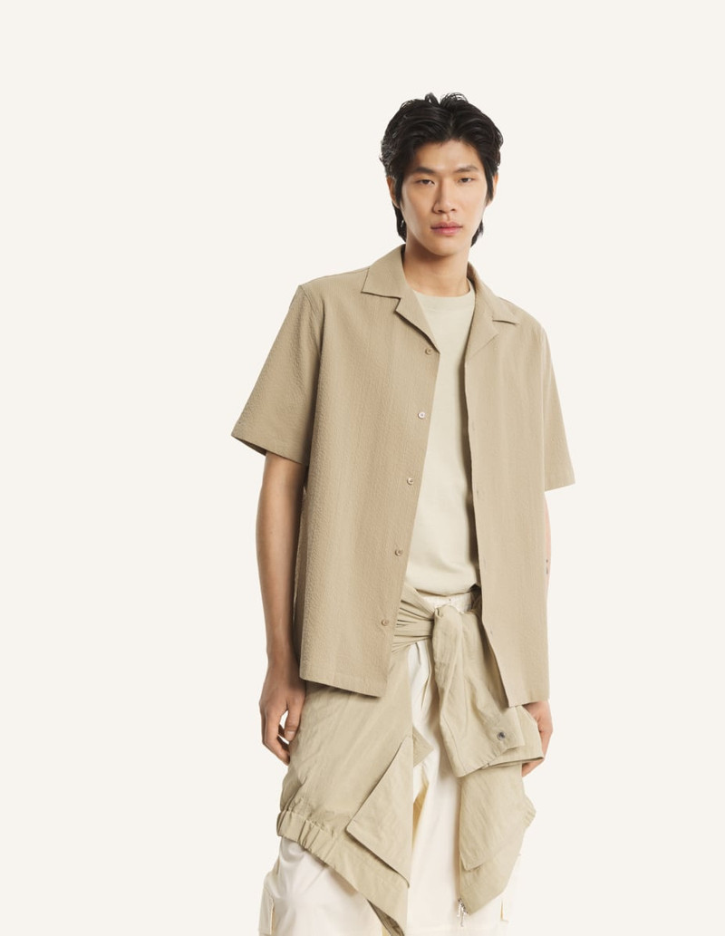 Maison Kitsuné SEERSUCKER RESORT SHIRT outlook