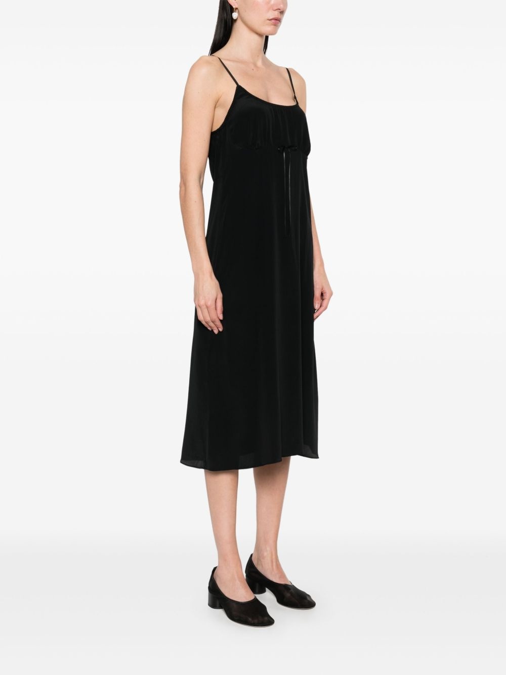 bow slip midi dress - 3
