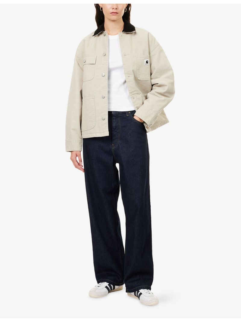 Carhartt Brandon Wide-Leg Denim Jeans outlook