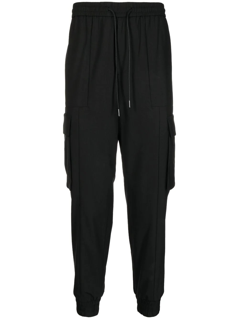 elasticated-waist track pants - 1