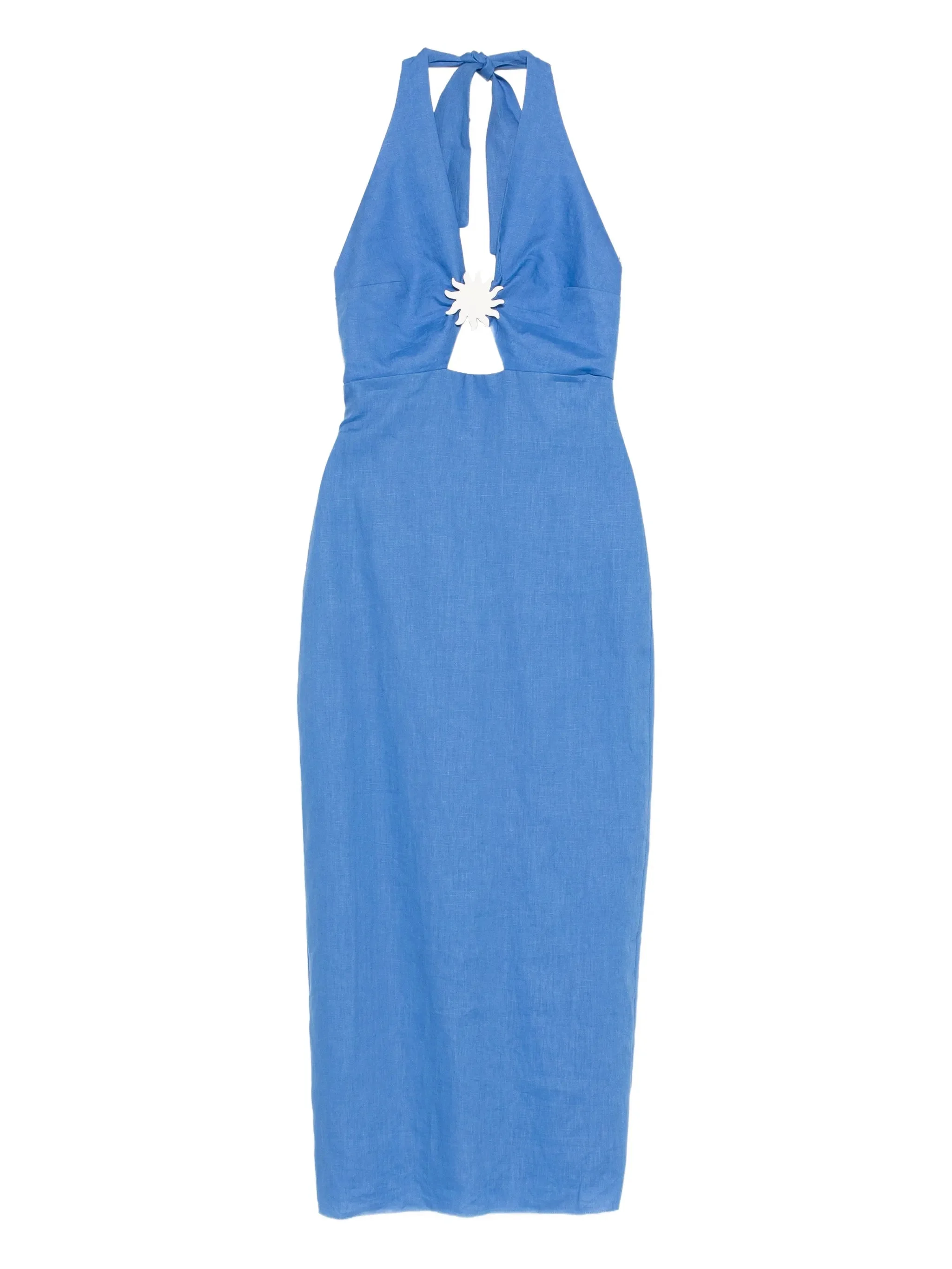 Orly halterneck cut-out midi dress - 1