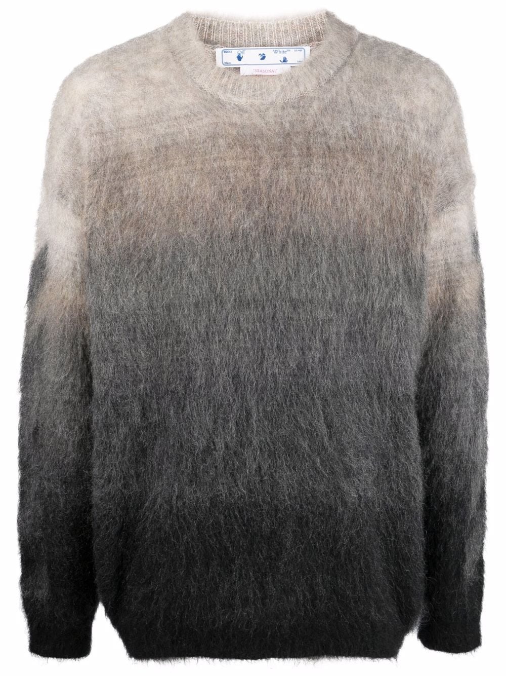 brushed gradient-effect jumper - 1