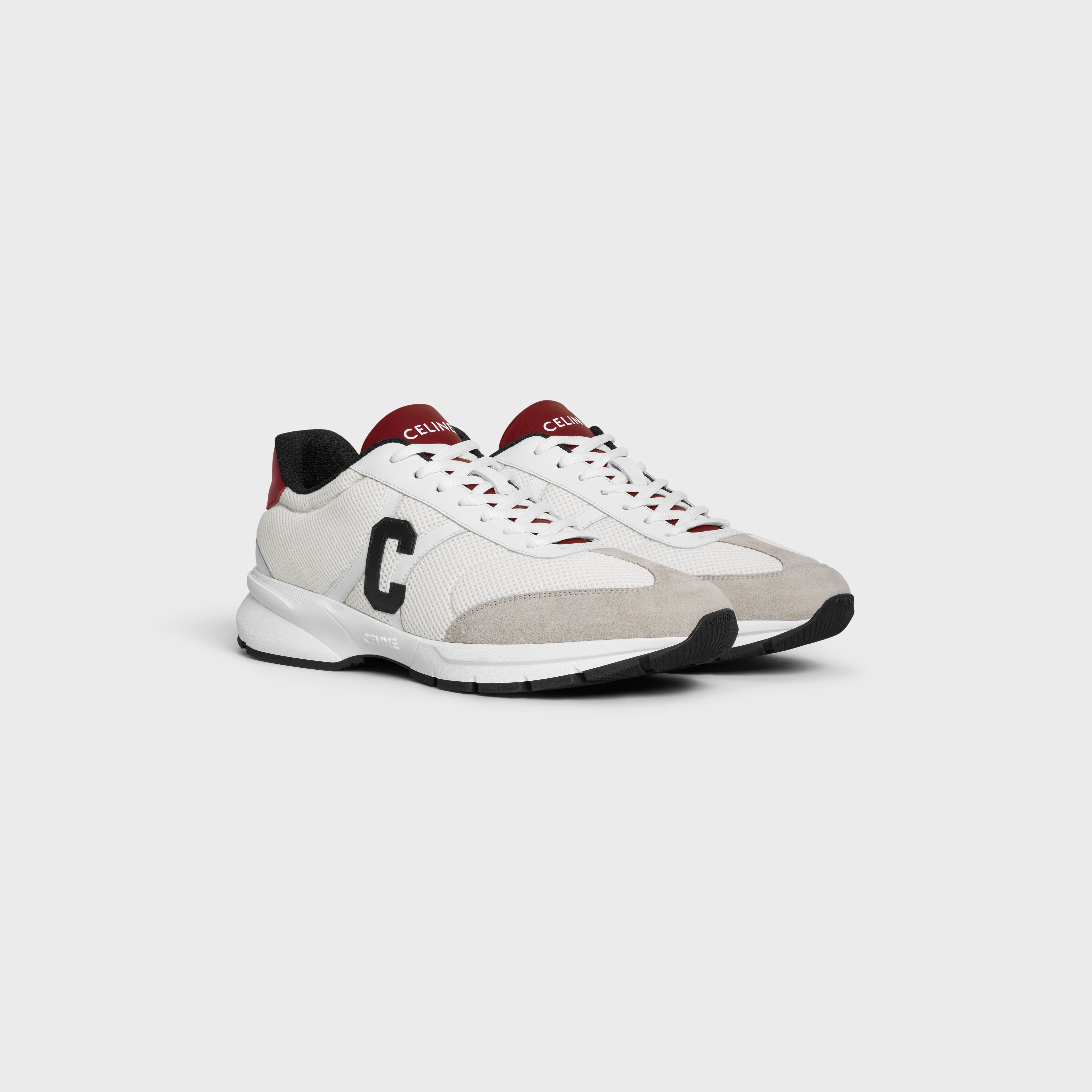 ◆CELINE◆RUNNER CR-02 LOW LACE-UP SNEAKER IN CALFSKIN CELINE CELINE RUNNER CR-02 LOW LACE-UP SNEAKER in MESH