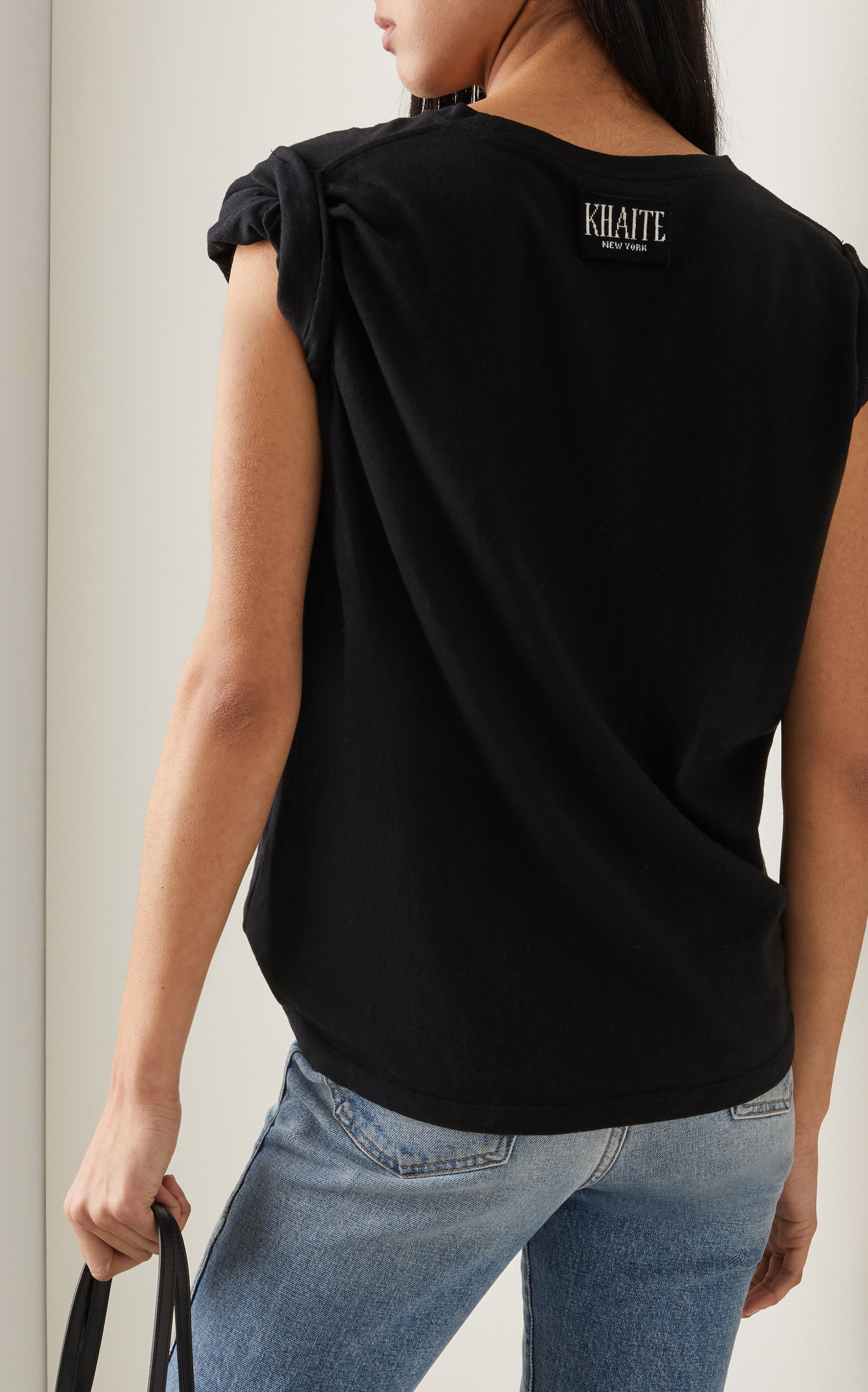 Mae Cotton T-Shirt black - 4