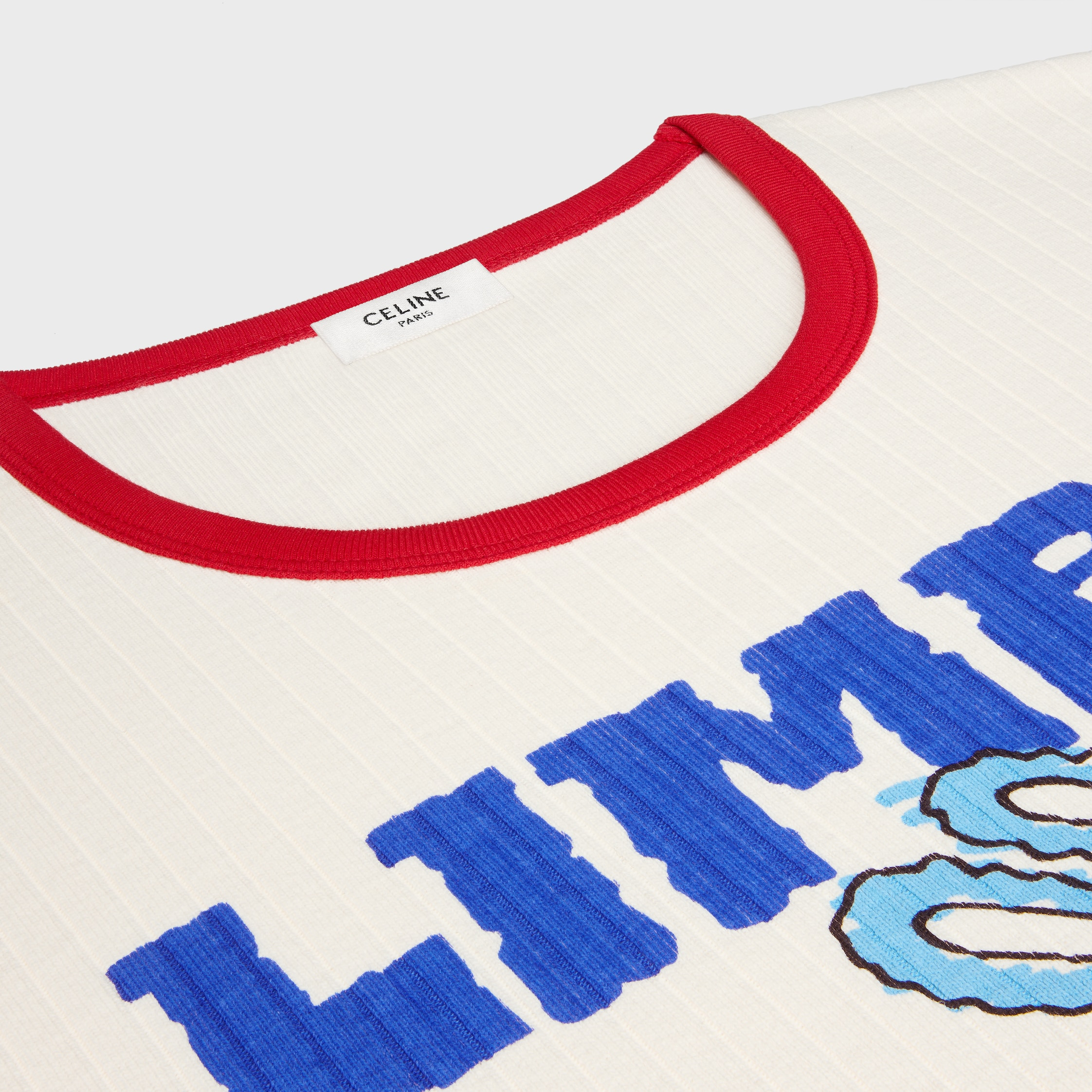 regular t-shirt IN RIBBED COTTON JERSEY - 3