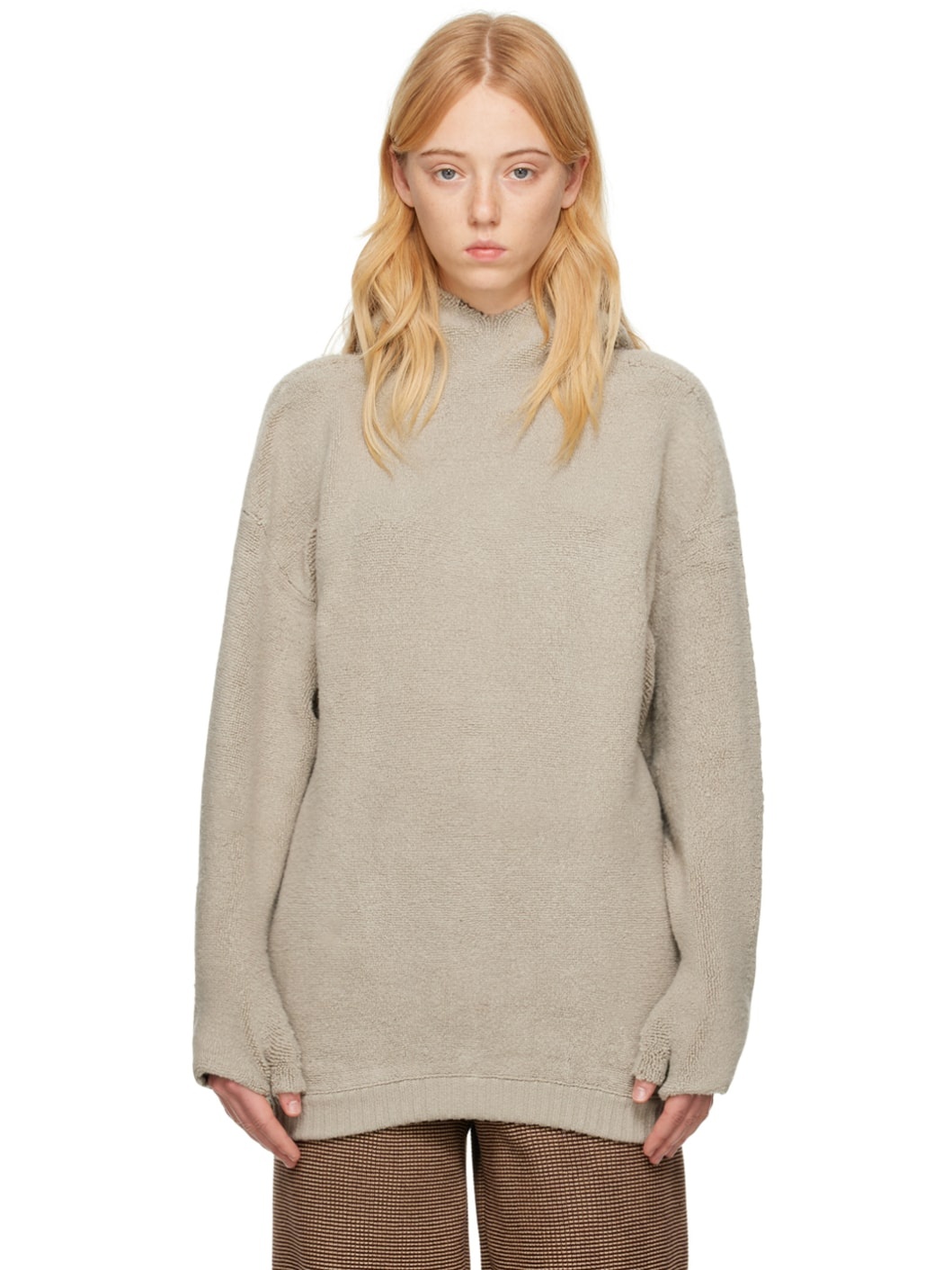 Gray Towel Hoodie - 1