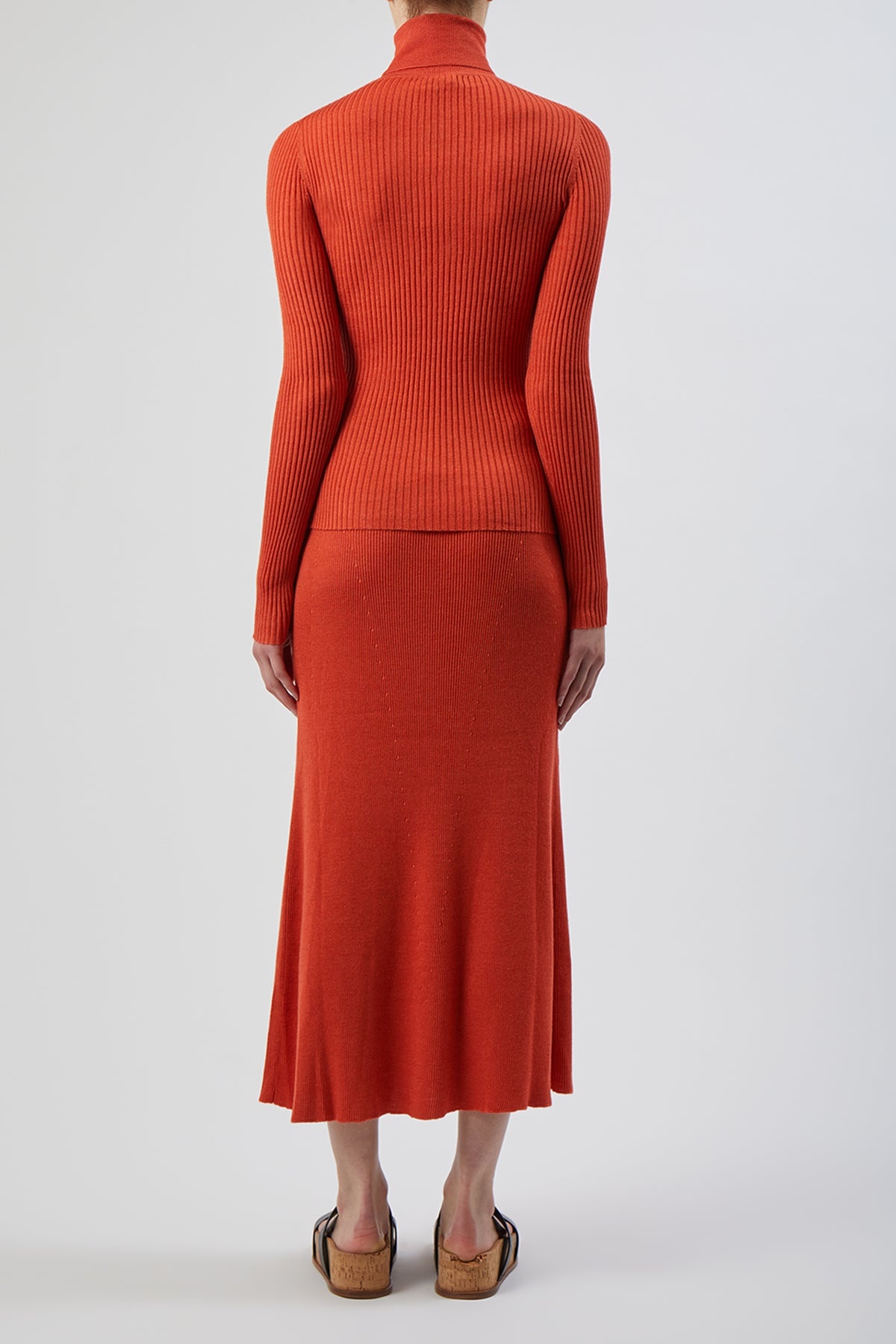 Epper Skirt in Silk Cashmere - 4