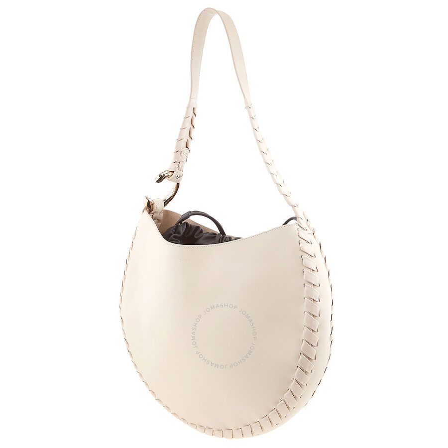 Chloe Large Mate Hobo Bag In Beige - 3