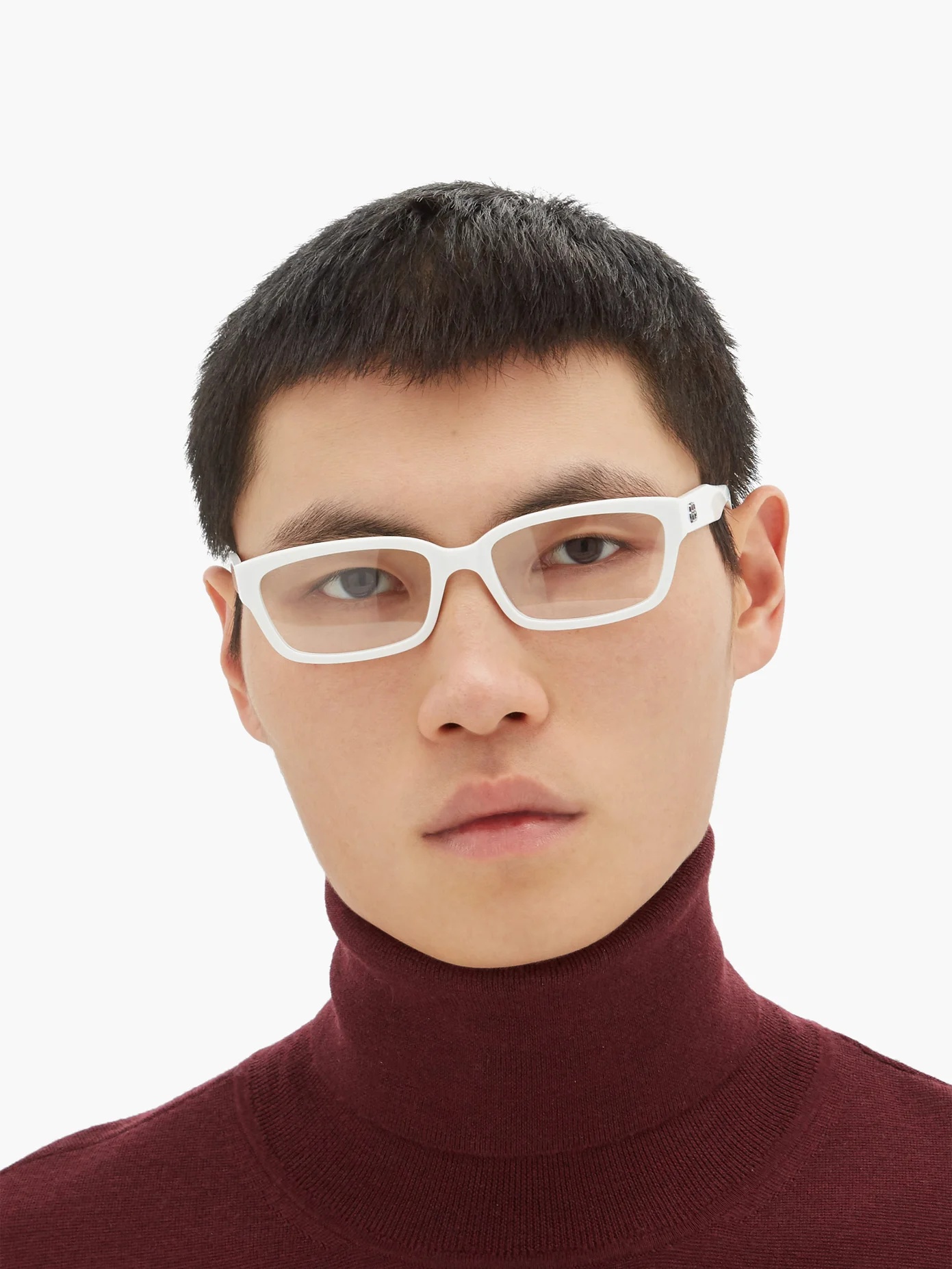 Rectangular acetate glasses - 2