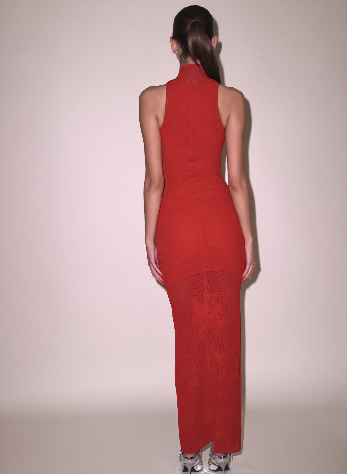 Lace Pointelle Racer Dress - 6